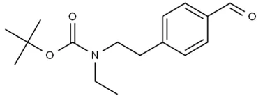 Carbamato de 1,1-dimetiletilo-N-etilo-N-[2-(4-formilfenil)etil]